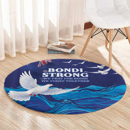 Bondi Beach Pray For Australia Round Carpet - Aussie Hoodie