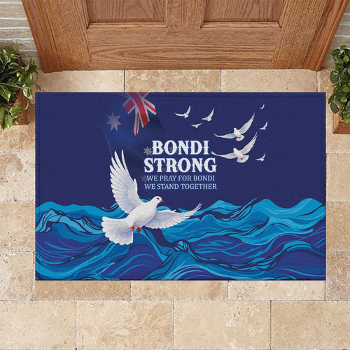 Bondi Beach Pray For Australia Rubber Doormat - Aussie Hoodie