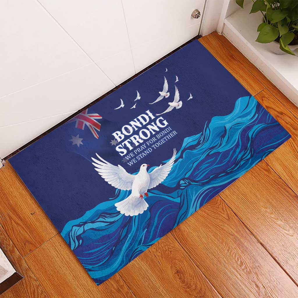 Bondi Beach Pray For Australia Rubber Doormat - Aussie Hoodie