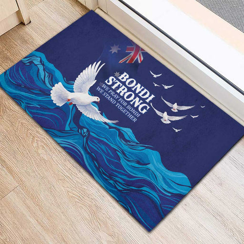 Bondi Beach Pray For Australia Rubber Doormat - Aussie Hoodie