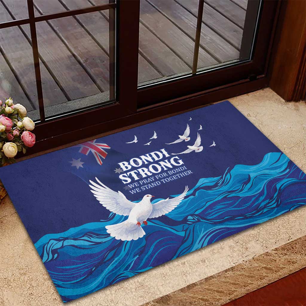 Bondi Beach Pray For Australia Rubber Doormat - Aussie Hoodie