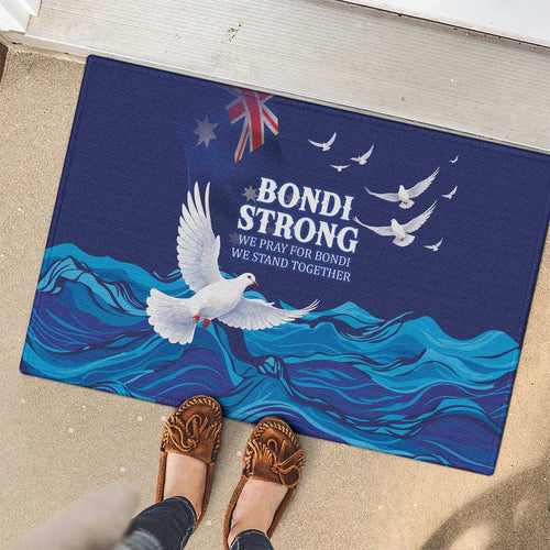 Bondi Beach Pray For Australia Rubber Doormat - Aussie Hoodie