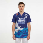Bondi Beach Pray For Australia Personalised Scrub Top - Aussie Hoodie