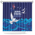 Bondi Beach Pray For Australia Shower Curtain - Aussie Hoodie