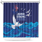 Bondi Beach Pray For Australia Shower Curtain - Aussie Hoodie