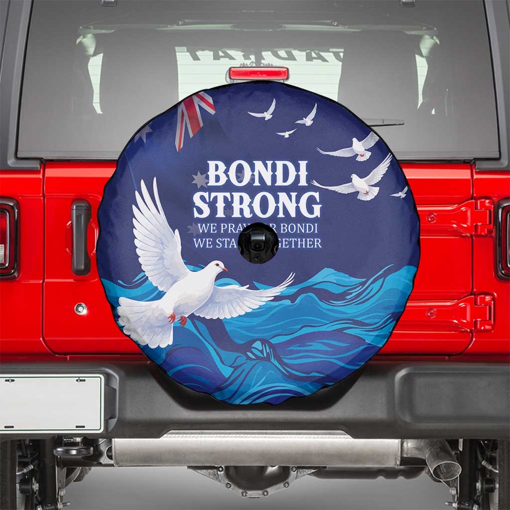 Bondi Beach Pray For Australia Spare Tire Cover - Aussie Hoodie