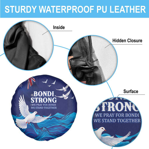 Bondi Beach Pray For Australia Spare Tire Cover - Aussie Hoodie