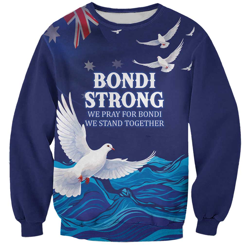 Bondi Beach Pray For Australia Personalised Sweatshirt - Aussie Hoodie
