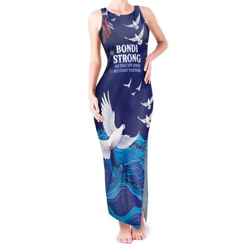 Bondi Beach Pray For Australia Personalised Tank Maxi Dress - Aussie Hoodie