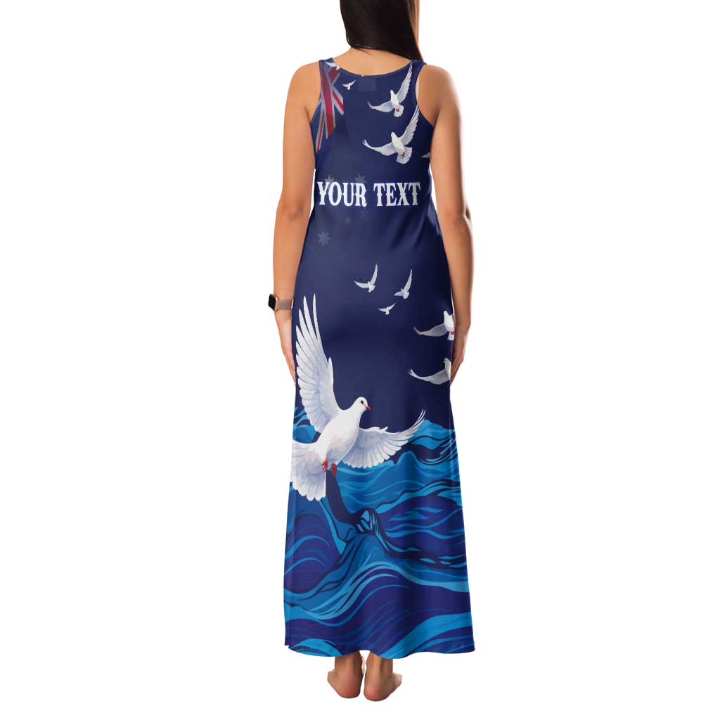 Bondi Beach Pray For Australia Personalised Tank Maxi Dress - Aussie Hoodie
