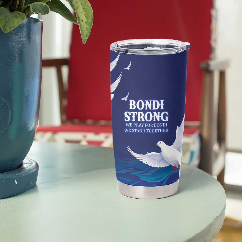 Bondi Beach Pray For Australia Personalised Tumbler Cup - Aussie Hoodie