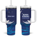 Bondi Beach Pray For Australia Personalised Tumbler With Handle - Aussie Hoodie