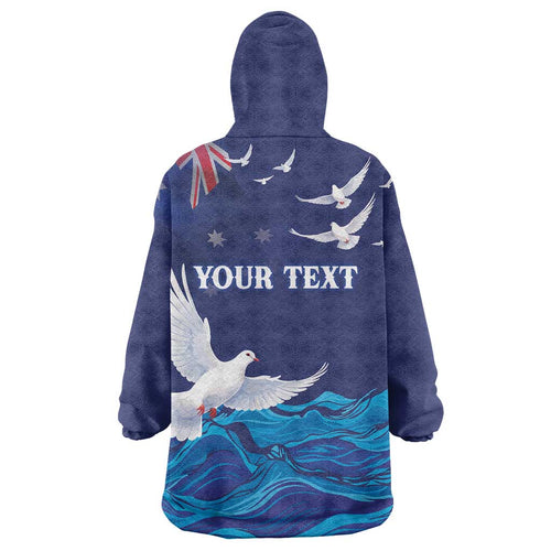 Bondi Beach Pray For Australia Personalised Wearable Blanket Hoodie - Aussie Hoodie
