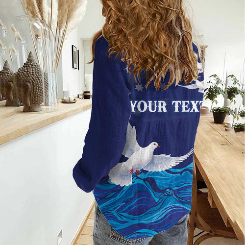 Bondi Beach Pray For Australia Personalised Women Casual Shirt - Aussie Hoodie