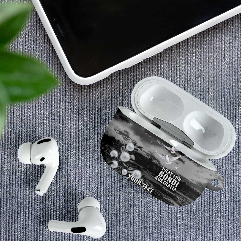 Bondi Beach Sydney Personalised AirPods Case Pray For Bondi Australia - Aussie Hoodie