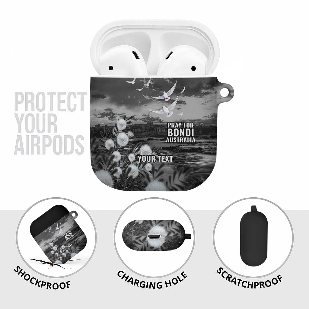 Bondi Beach Sydney Personalised AirPods Case Pray For Bondi Australia - Aussie Hoodie