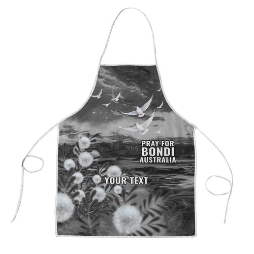 Bondi Beach Sydney Personalised Apron Pray For Bondi Australia - Aussie Hoodie