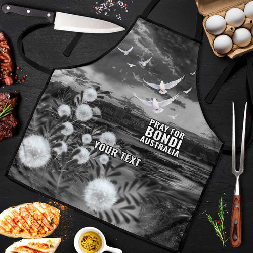 Bondi Beach Sydney Personalised Apron Pray For Bondi Australia - Aussie Hoodie
