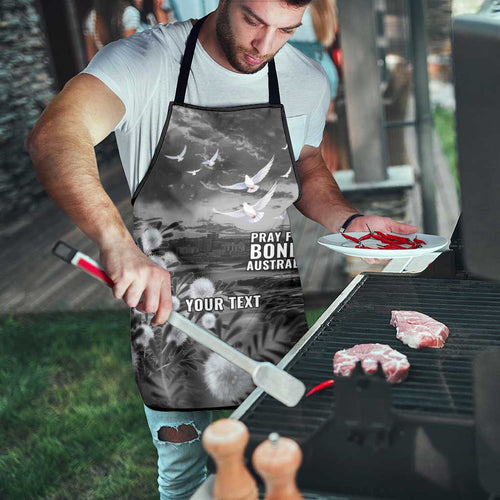 Bondi Beach Sydney Personalised Apron Pray For Bondi Australia - Aussie Hoodie