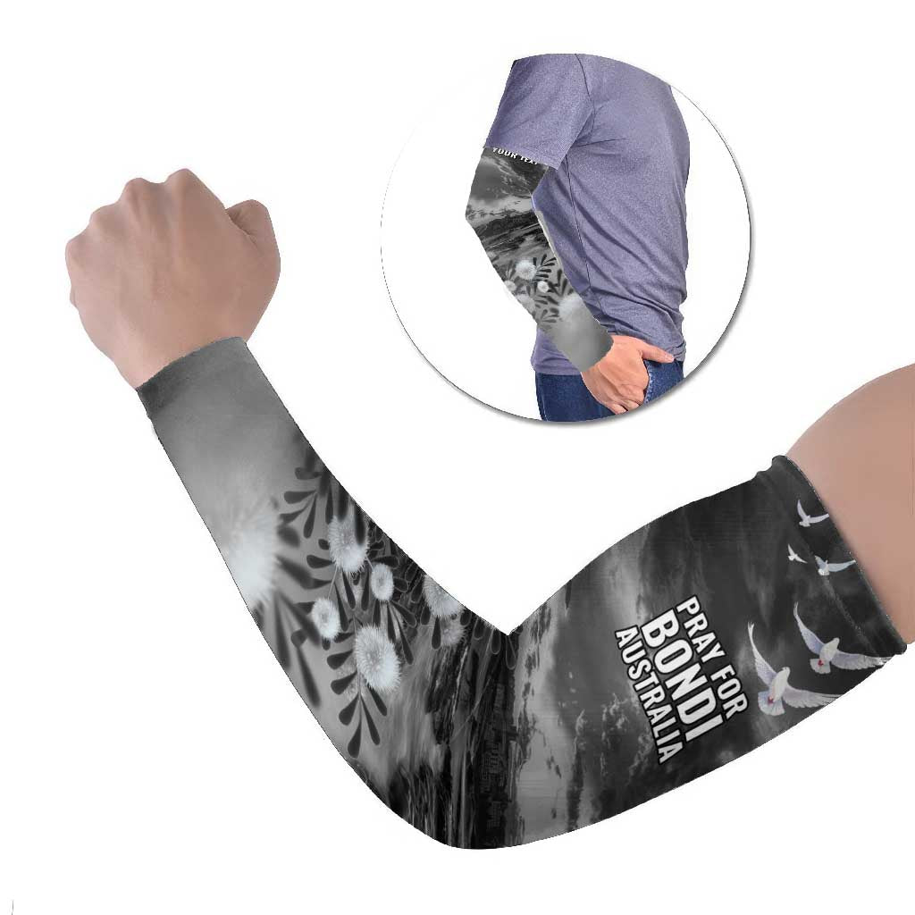 Bondi Beach Sydney Personalised Arm Sleeves Pray For Bondi Australia - Aussie Hoodie