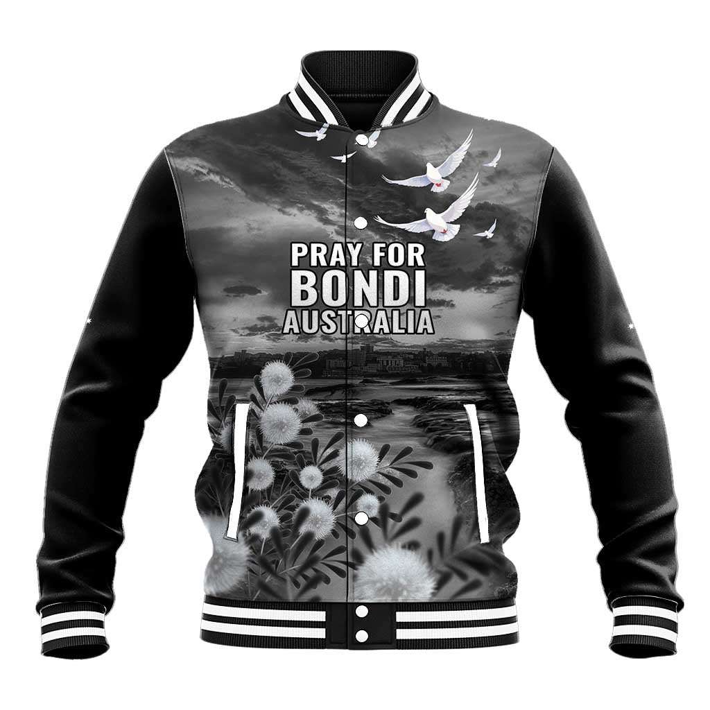 Bondi Beach Sydney Personalised Baseball Jacket Pray For Bondi Australia - Aussie Hoodie