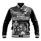 Bondi Beach Sydney Personalised Baseball Jacket Pray For Bondi Australia - Aussie Hoodie
