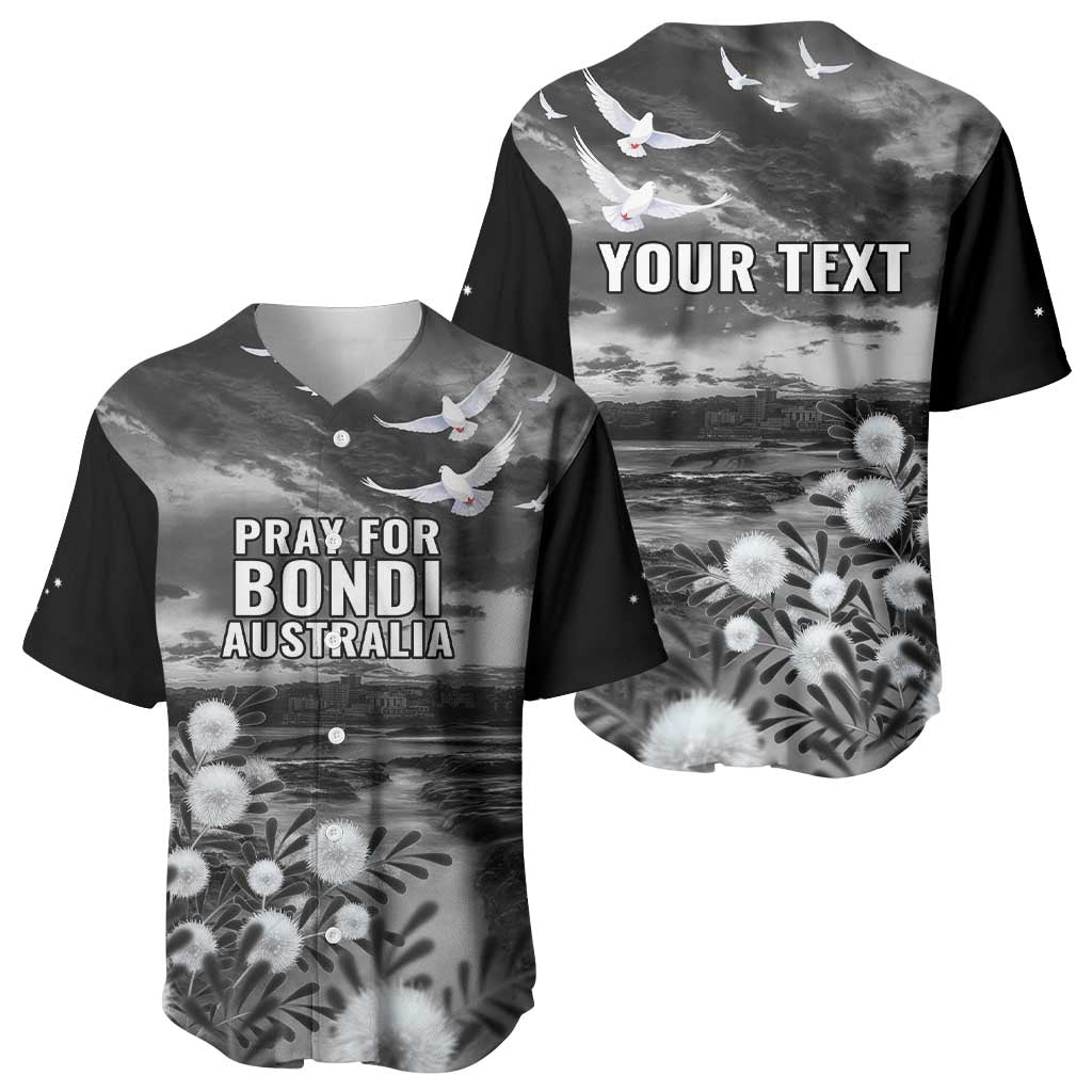 Bondi Beach Sydney Personalised Baseball Jersey Pray For Bondi Australia - Aussie Hoodie
