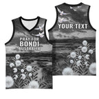 Bondi Beach Sydney Personalised Basketball Jersey Pray For Bondi Australia - Aussie Hoodie