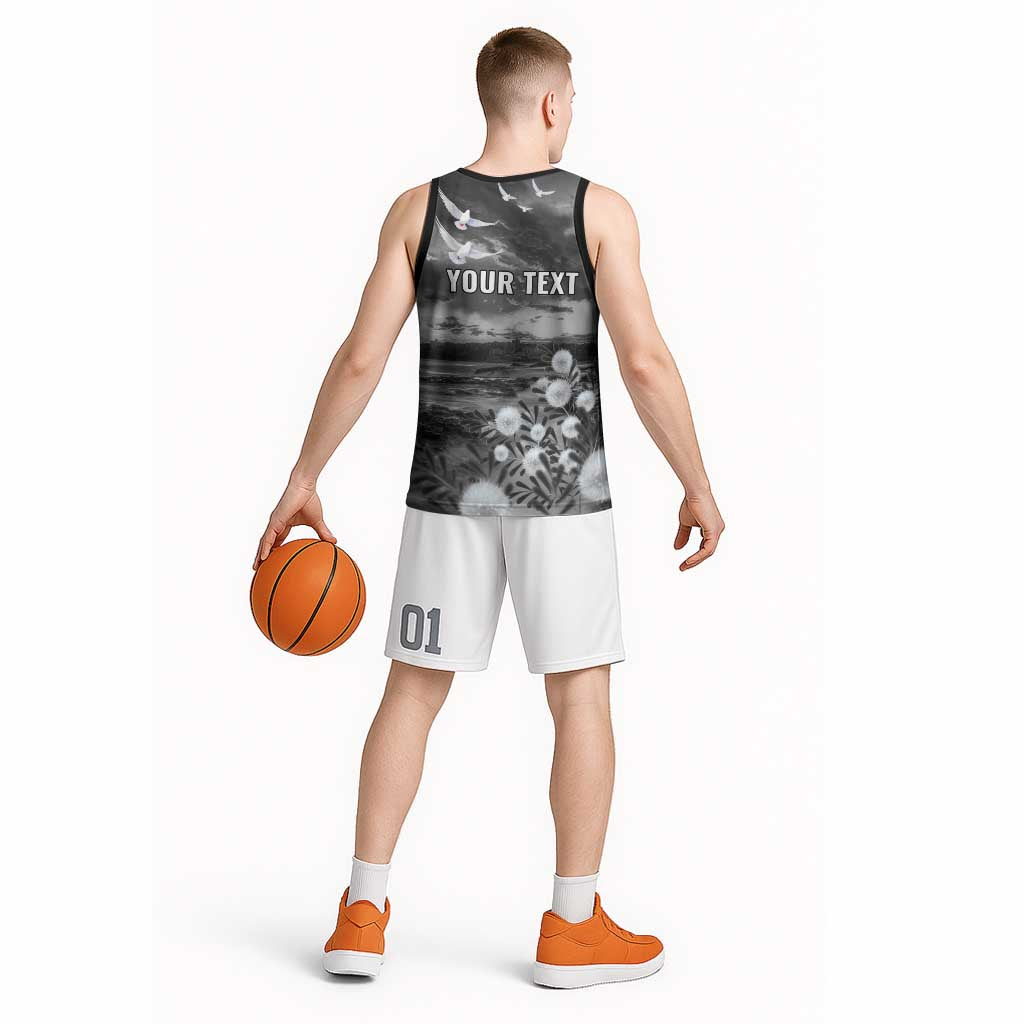 Bondi Beach Sydney Personalised Basketball Jersey Pray For Bondi Australia - Aussie Hoodie
