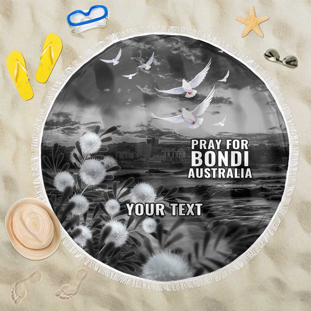 Bondi Beach Sydney Personalised Beach Blanket Pray For Bondi Australia - Aussie Hoodie