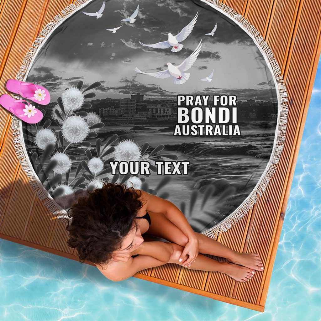 Bondi Beach Sydney Personalised Beach Blanket Pray For Bondi Australia - Aussie Hoodie