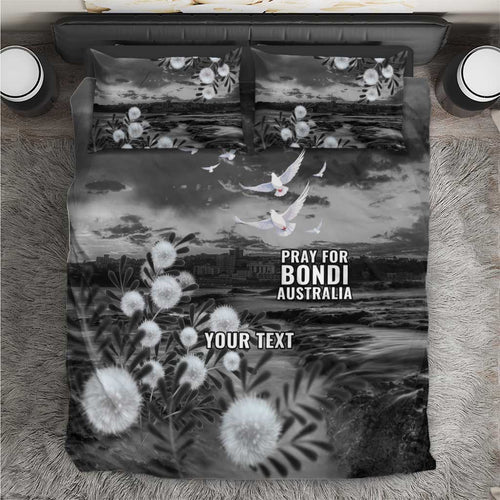 Bondi Beach Sydney Personalised Bedding Set Pray For Bondi Australia - Aussie Hoodie