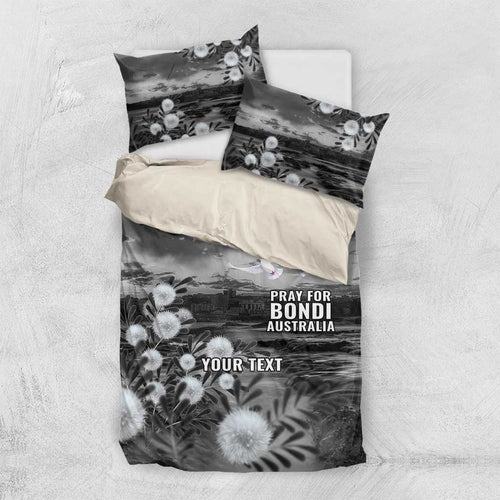 Bondi Beach Sydney Personalised Bedding Set Pray For Bondi Australia - Aussie Hoodie