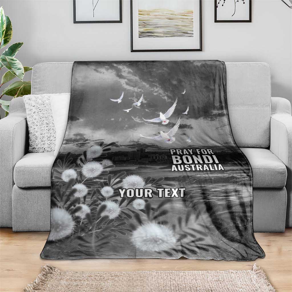 Bondi Beach Sydney Personalised Blanket Pray For Bondi Australia - Aussie Hoodie