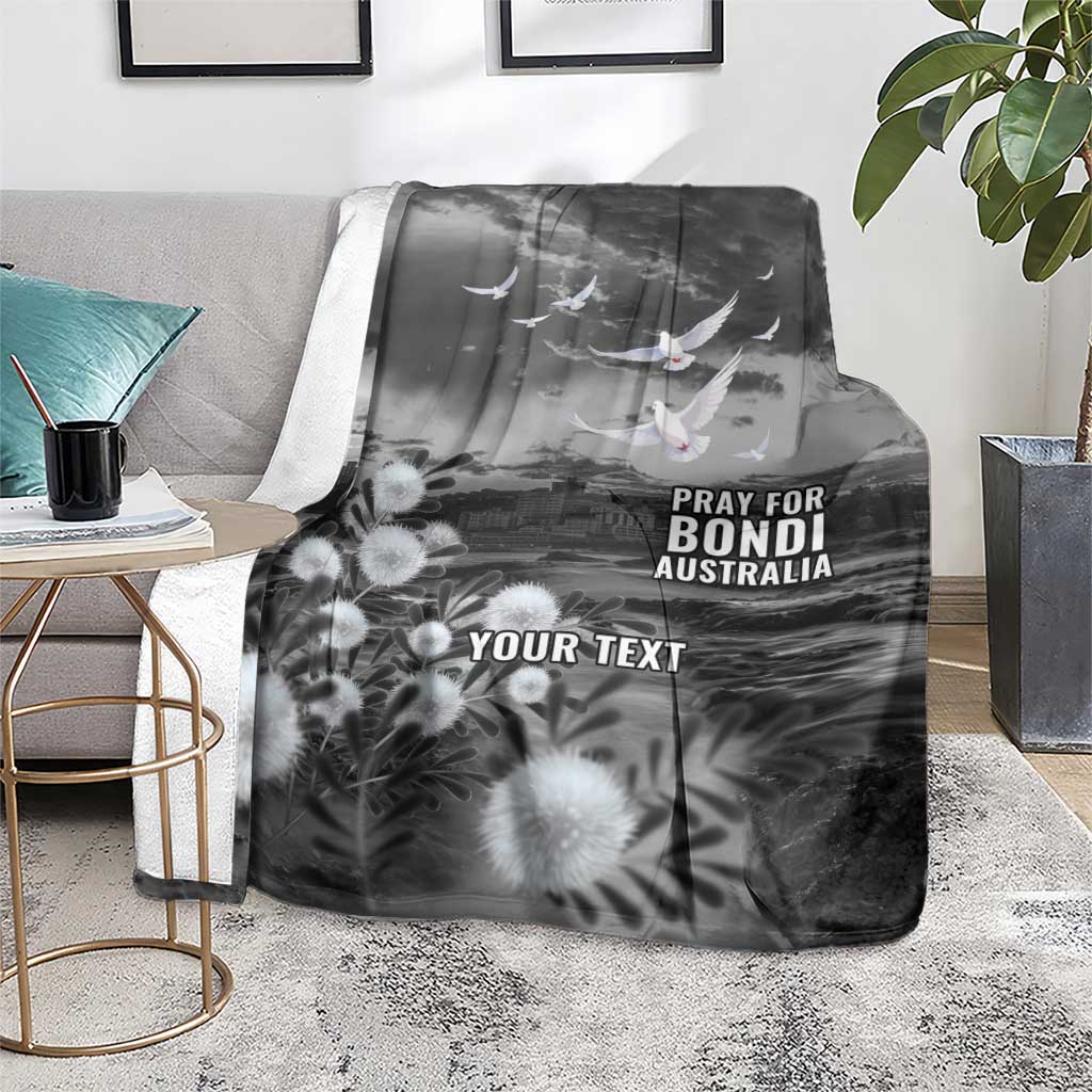 Bondi Beach Sydney Personalised Blanket Pray For Bondi Australia - Aussie Hoodie