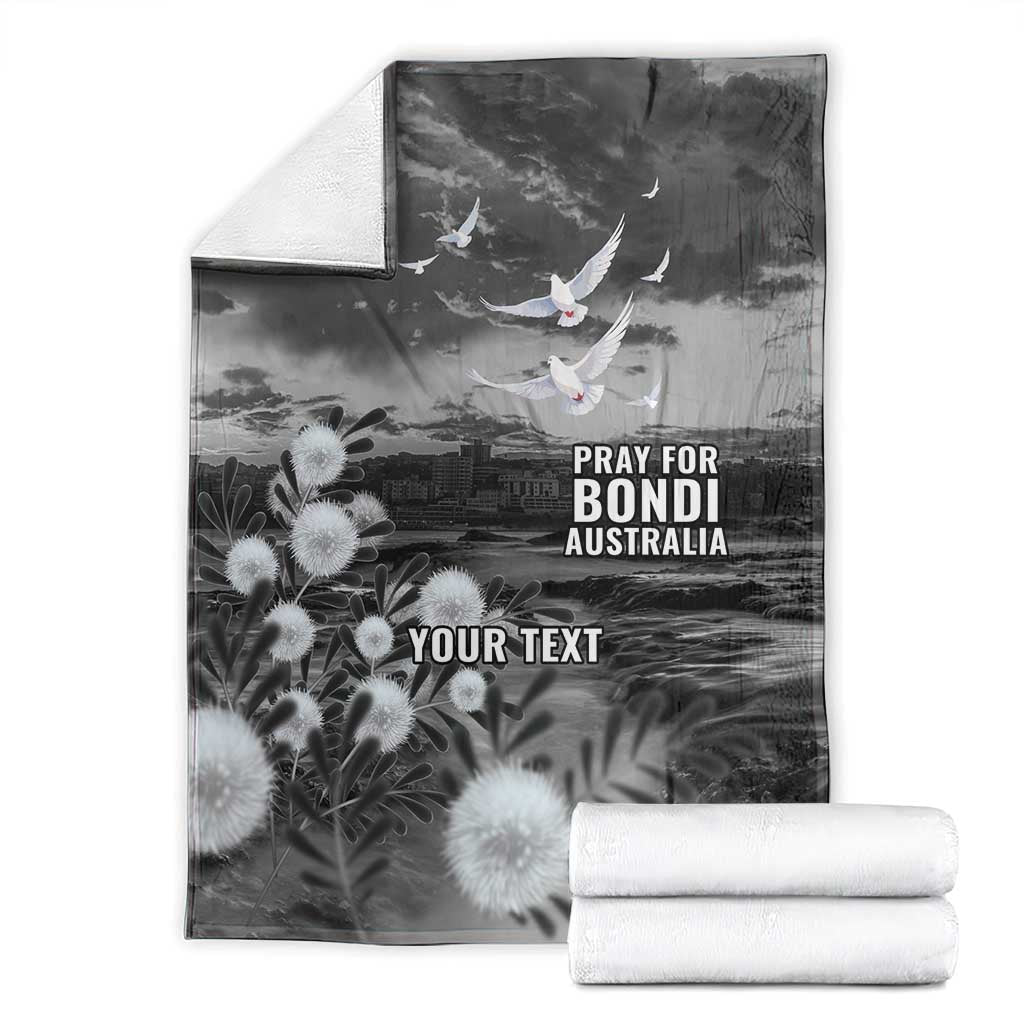 Bondi Beach Sydney Personalised Blanket Pray For Bondi Australia - Aussie Hoodie