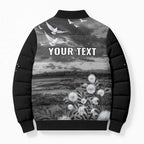 Bondi Beach Sydney Personalised Bomber Puffer Jacket Pray For Bondi Australia - Aussie Hoodie