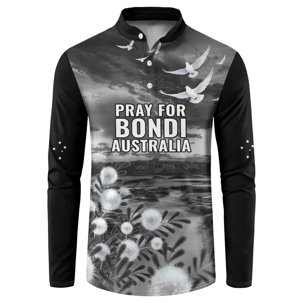 Bondi Beach Sydney Personalised Button Sweatshirt Pray For Bondi Australia - Aussie Hoodie