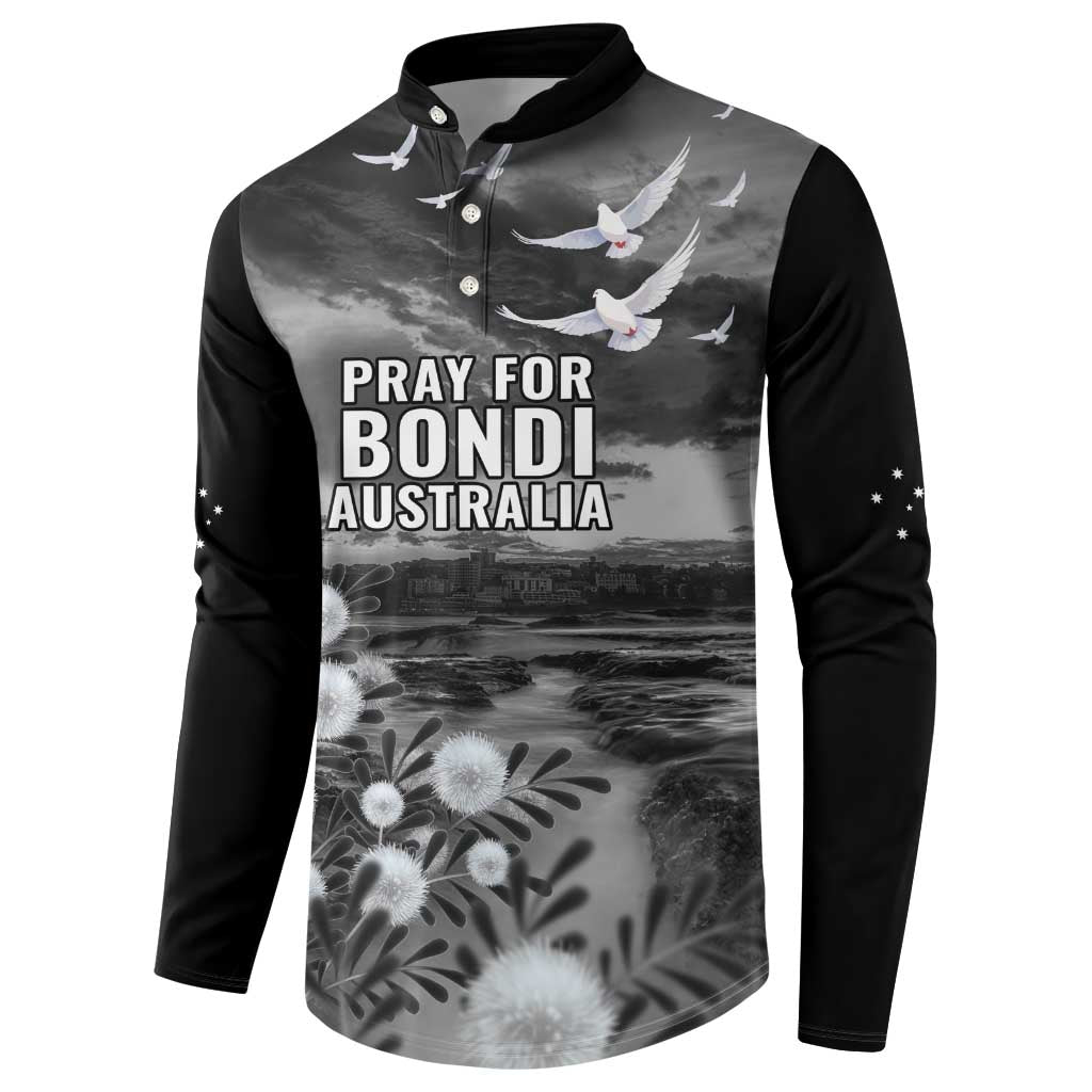 Bondi Beach Sydney Personalised Button Sweatshirt Pray For Bondi Australia - Aussie Hoodie