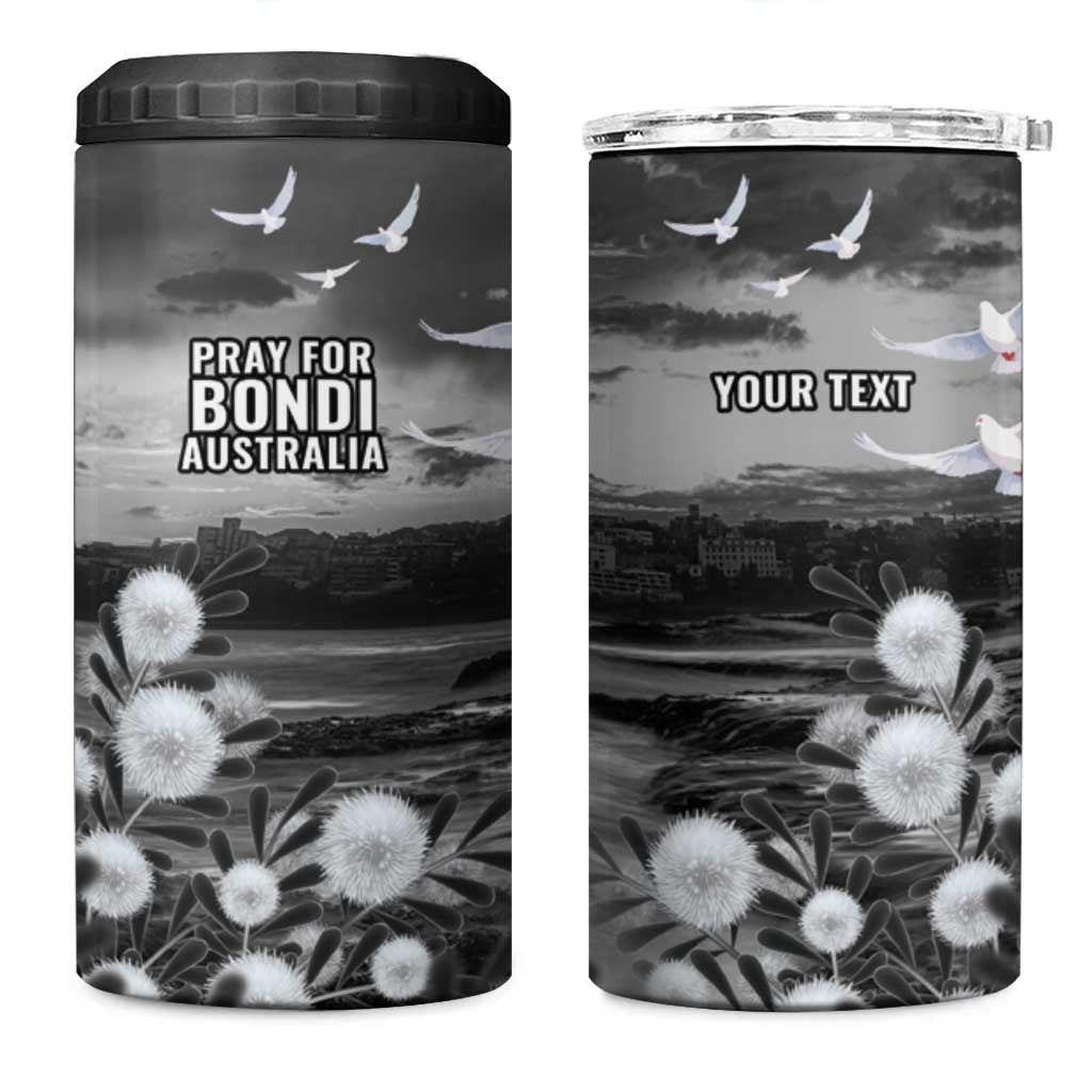 Bondi Beach Sydney Personalised 4 in 1 Can Cooler Tumbler Pray For Bondi Australia - Aussie Hoodie