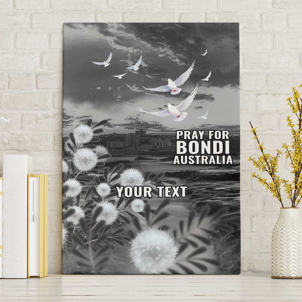 Bondi Beach Sydney Personalised Canvas Wall Art Pray For Bondi Australia - Aussie Hoodie