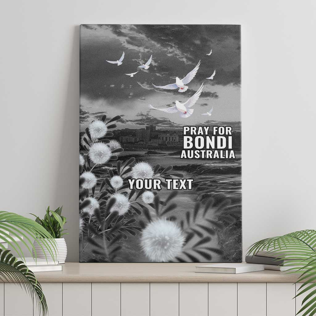 Bondi Beach Sydney Personalised Canvas Wall Art Pray For Bondi Australia - Aussie Hoodie