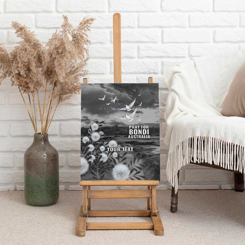 Bondi Beach Sydney Personalised Canvas Wall Art Pray For Bondi Australia - Aussie Hoodie