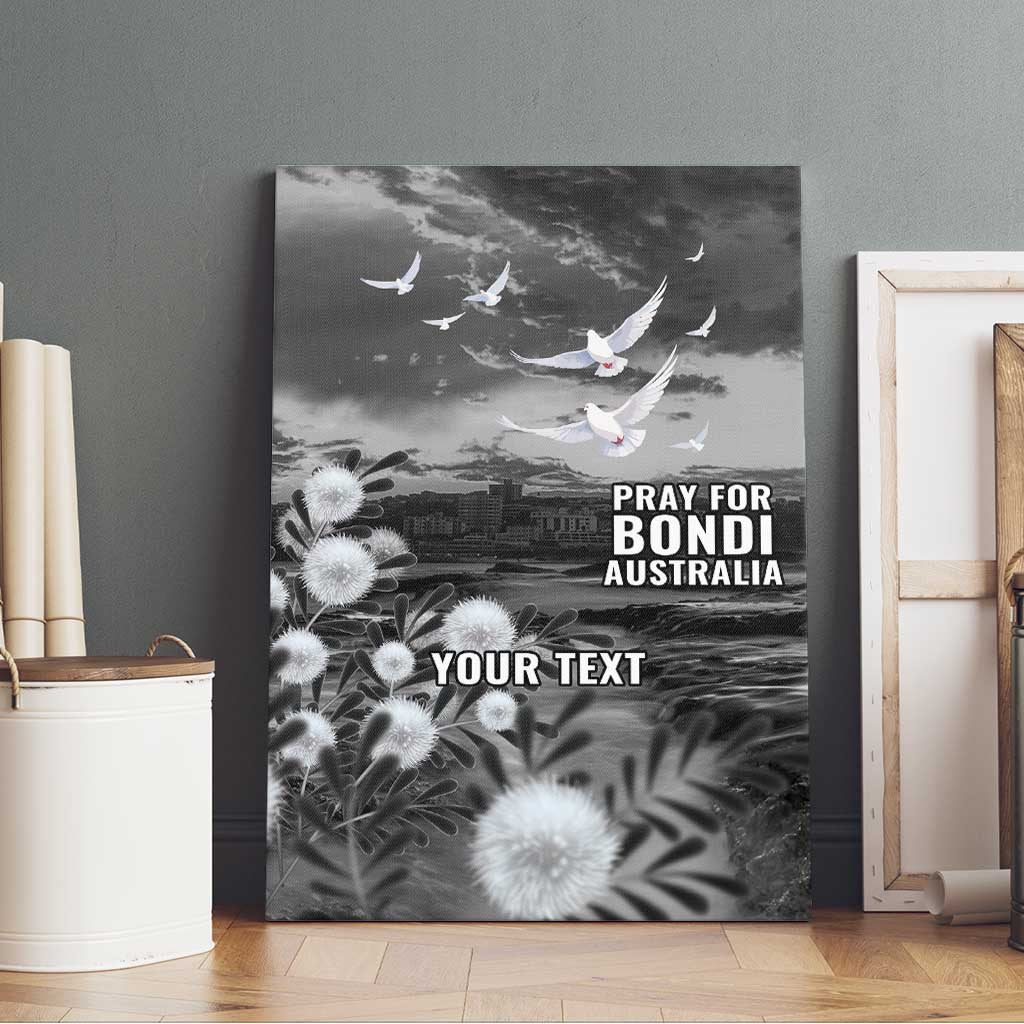 Bondi Beach Sydney Personalised Canvas Wall Art Pray For Bondi Australia - Aussie Hoodie