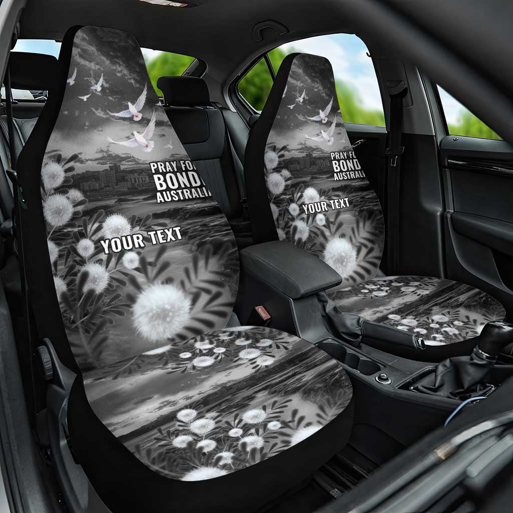 Bondi Beach Sydney Personalised Car Seat Cover Pray For Bondi Australia - Aussie Hoodie