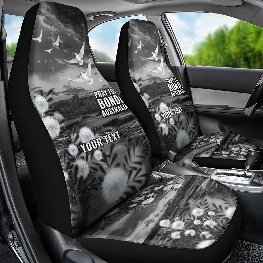 Bondi Beach Sydney Personalised Car Seat Cover Pray For Bondi Australia - Aussie Hoodie