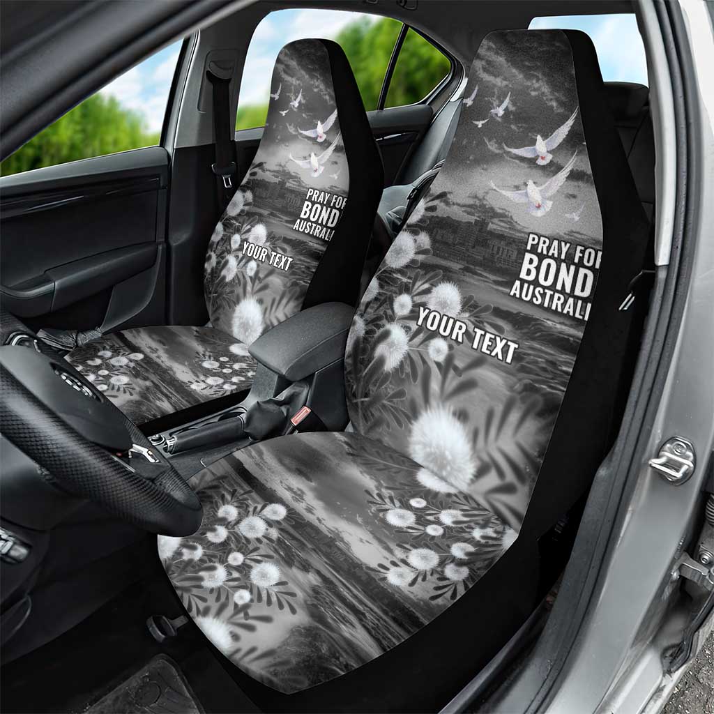 Bondi Beach Sydney Personalised Car Seat Cover Pray For Bondi Australia - Aussie Hoodie