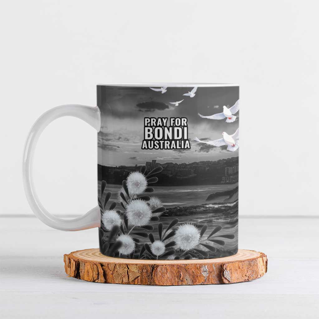 Bondi Beach Sydney Personalised Ceramic Mug Pray For Bondi Australia - Aussie Hoodie