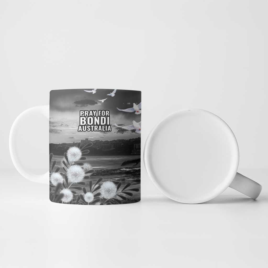 Bondi Beach Sydney Personalised Ceramic Mug Pray For Bondi Australia - Aussie Hoodie