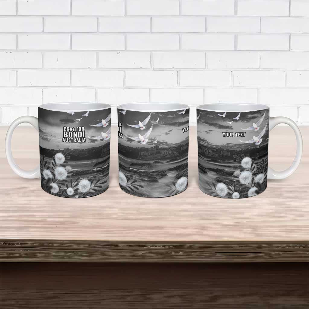 Bondi Beach Sydney Personalised Ceramic Mug Pray For Bondi Australia - Aussie Hoodie